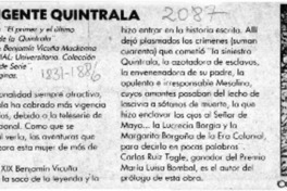 La Vigente Quintrala  [artículo].