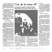 "Los de la mesa 10"  [artículo].