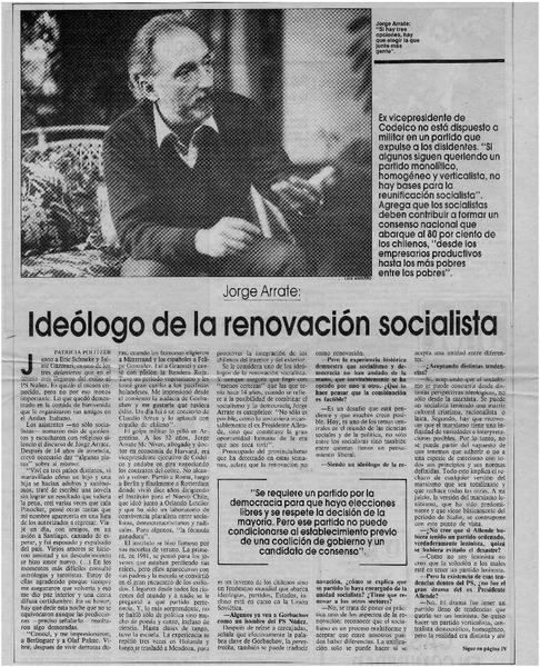 Ideólogo de la renovación socialista