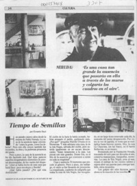 Tiempo de semillas  [artículo] Ernesto Saul.