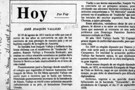 José Joaquín Vallejo  [artículo] Fap.