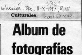 Album de fotografías  [artículo] Alfonso Herrera S.