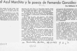 Albalá del azul marchito y la poesía de Fernando González-Urízar  [artículo] Edilberto Domarchi.