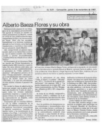 Alberto Baeza Flores y su obra  [artículo] Cronos.