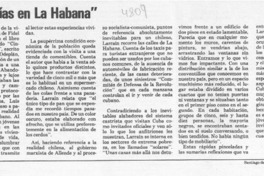 "Cinco días en La Habana"  [artículo] J. R.