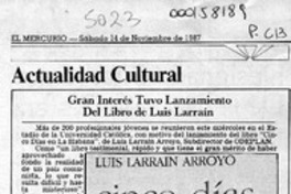 Actualidad cultural  [artículo].