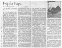 Pupila papal  [artículo] Luis Vargas Saavedra.
