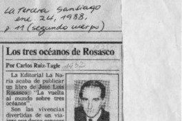 Los tres océanos de Rosasco  [artículo] Carlos Ruiz-Tagle.