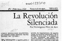 La revolución silenciada  [artículo] Hermógenes Pérez de Arce.