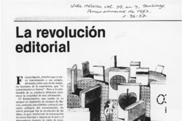 La revolución editorial  [artículo].