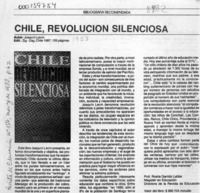 Chile, revolución silenciosa  [artículo] Rosita Garrido Labbé.