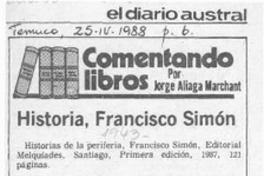Historia, Francisco Simón