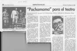 "Pachamama" para el teatro