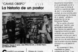 La Historia de un pastor  [artículo].