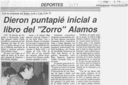 Dieron puntapié inicial a libro del "Zorro" Alamos  [artículo].