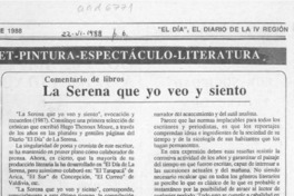 La Serena que yo veo y siento  [artículo] Luis E. Aguilera.