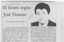 El boom según José Donoso  [artículo] Wellington Rojas Valdebenito.