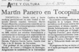 Martín Panero en Tocopilla  [artículo].