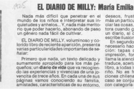 El Diario de Milly, María Emilia Aldunate