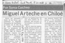Miguel Arteche en Chiloé