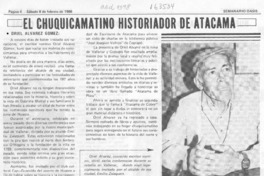 El Chuquicamatino historiador de Atacama