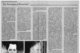 "De Portales a Pinochet"
