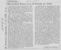 Bernardino Bravo Lira, el Estado en Chile