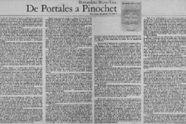 De Portales a Pinochet
