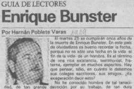 Enrique Bunster