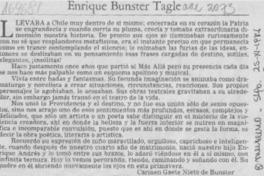 Enrique Bunster Tagle