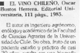 El Vino chileno
