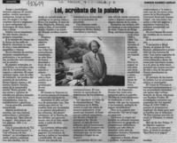 Loi, acróbata de la palabra  [artículo] Enrique Ramírez Capello