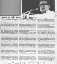 La sonrisa del caimán  [artículo] Ramón Díaz Eterovic