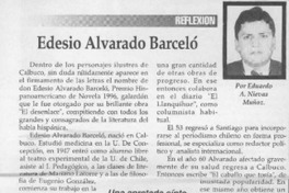 Edesio Alvarado Barceló  [artículo] Eduardo A. Nievas Muñoz