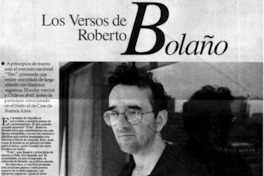 Los versos de Roberto Bolaño