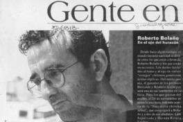 Roberto Bolaño En el ojo del huracán  [artículo]