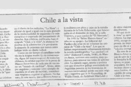 Chile a la vista