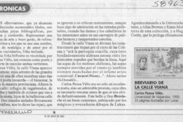 Breviario de la calle Viana  [artículo] H. P. V.
