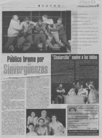 Público brama por Sinvergüenzas  [artículo] Ximena Villanueva