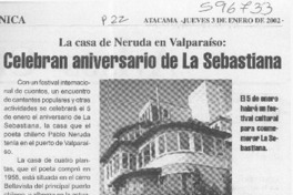 Celebran aniversario de La Sebastiana  [artículo]