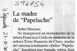 La madre de Papelucho  [artículo] Eduardo Gomien Díaz