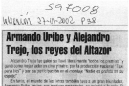 Armando Uribe y Alejandro Trejo, los reyes del Altazor
