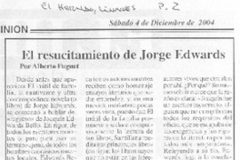 El resucitamiento de Jorge Edwards.