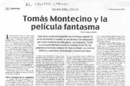 Tomás Montecino y la película fantasma