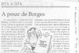 A pesar de Borges