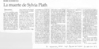 La muerte de Sylvia Plath