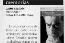 "Memorias"  [artículo] Andrés Aguirre