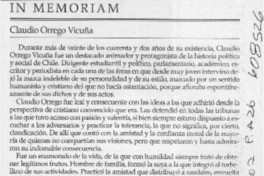 Claudio Orrego Vicuña  [artículo] Enrique Krauss Rusque