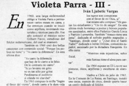 Violeta Parra III