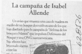 La campaña de Isabel Allende  [artículo]